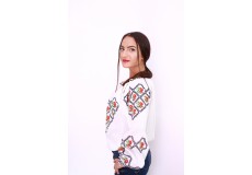 Ie damă cu mânecă lungă model geometric şi floral